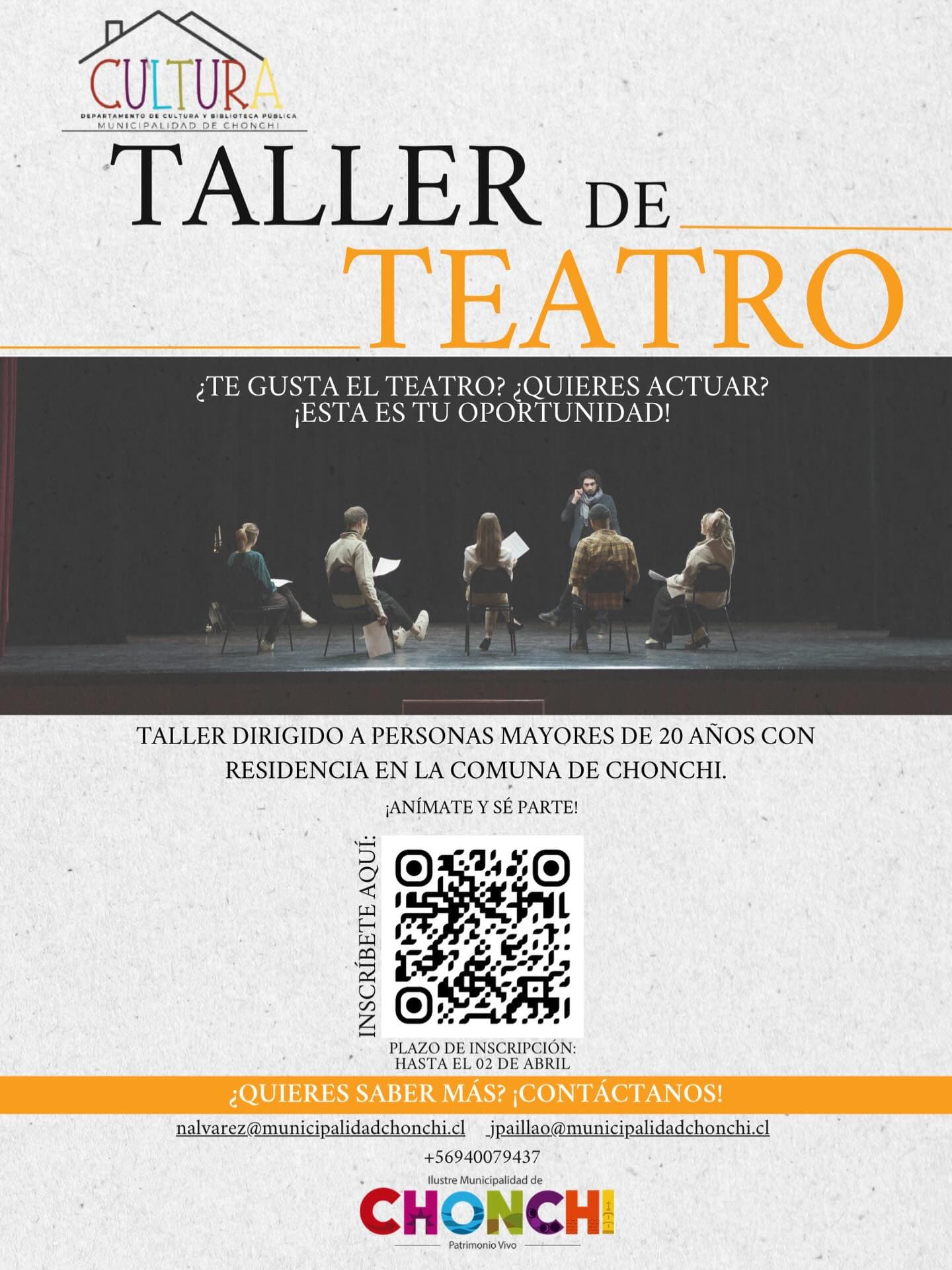 Taller de Teatro — Municipalidad de Chonchi