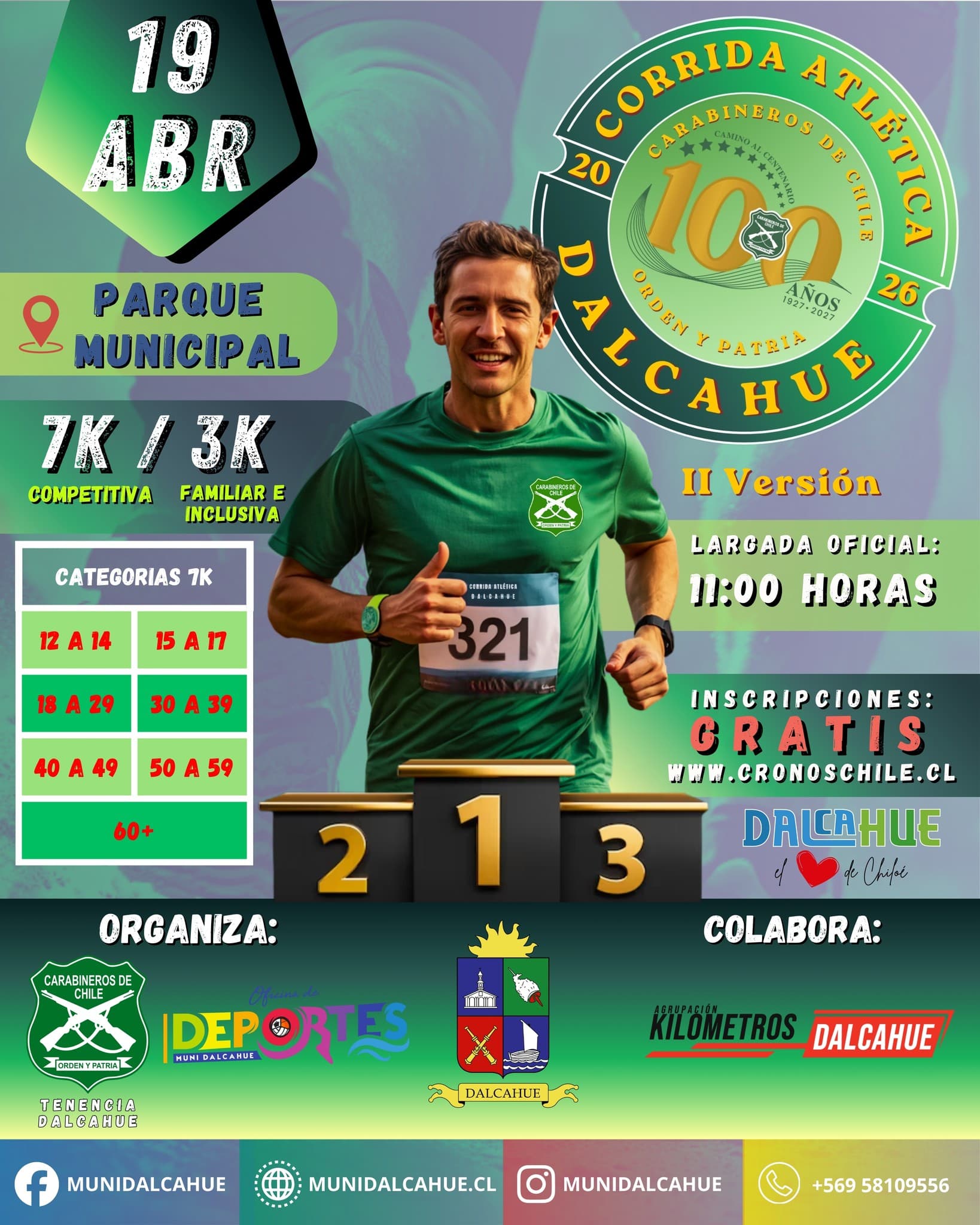 2ª Corrida Atlética Aniversario #99 Carabineros — Camino al Centenario