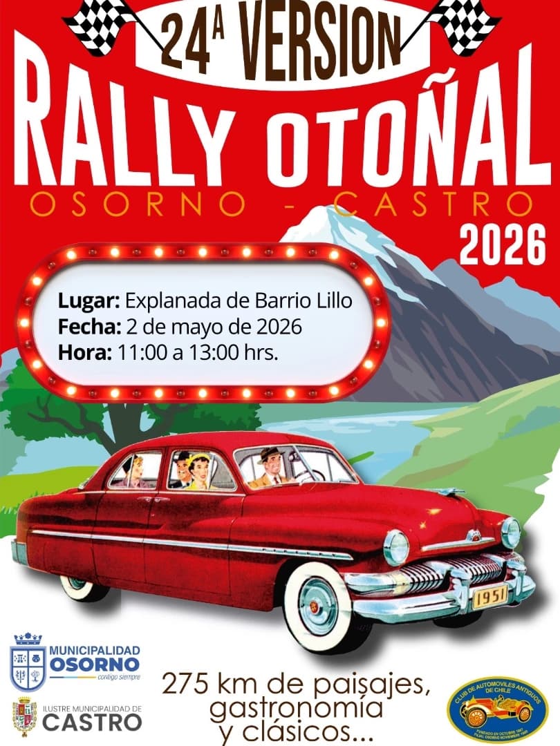24° Rally Otoñal Osorno - Castro 2026