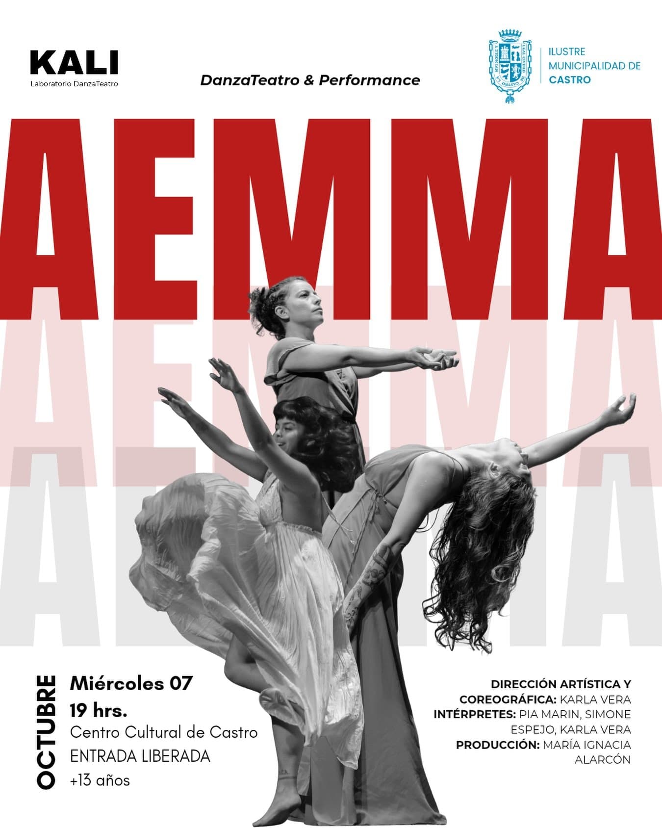 AEMMA: Danza Teatro en el Centro Cultural de Castro
