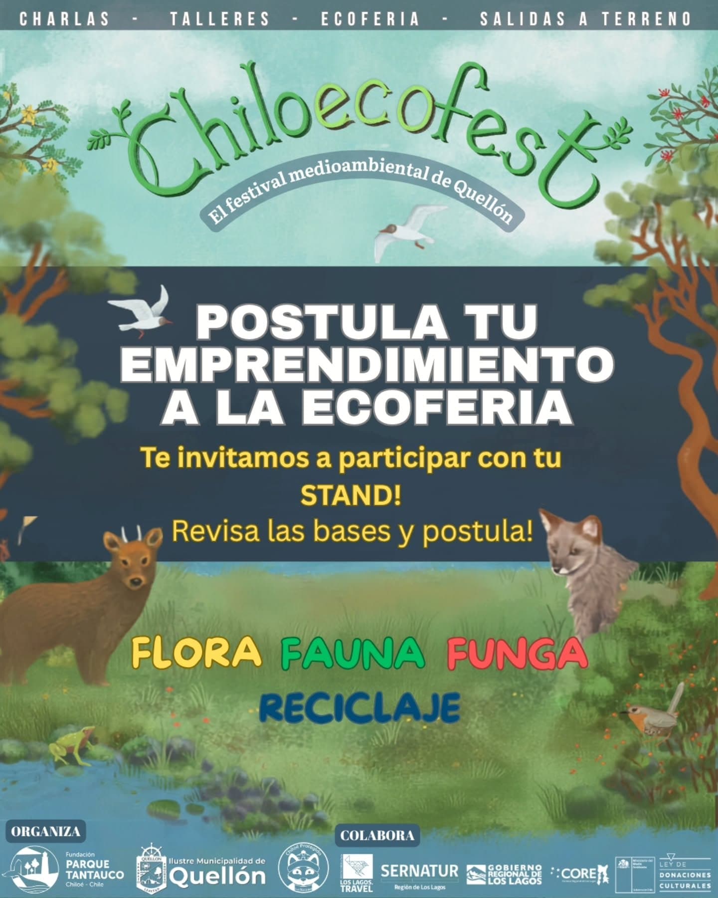 ChiloeCofest 2026: Ecoferia del Festival Medioambiental de Quellón