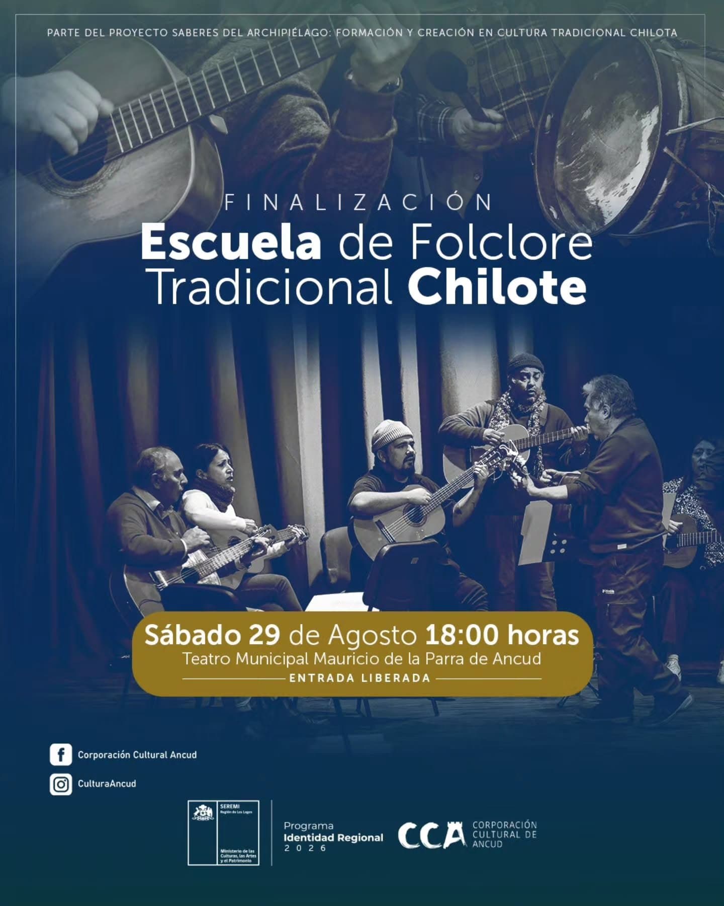 Cierre de la Escuela de Folclore Tradicional Chilote en Ancud