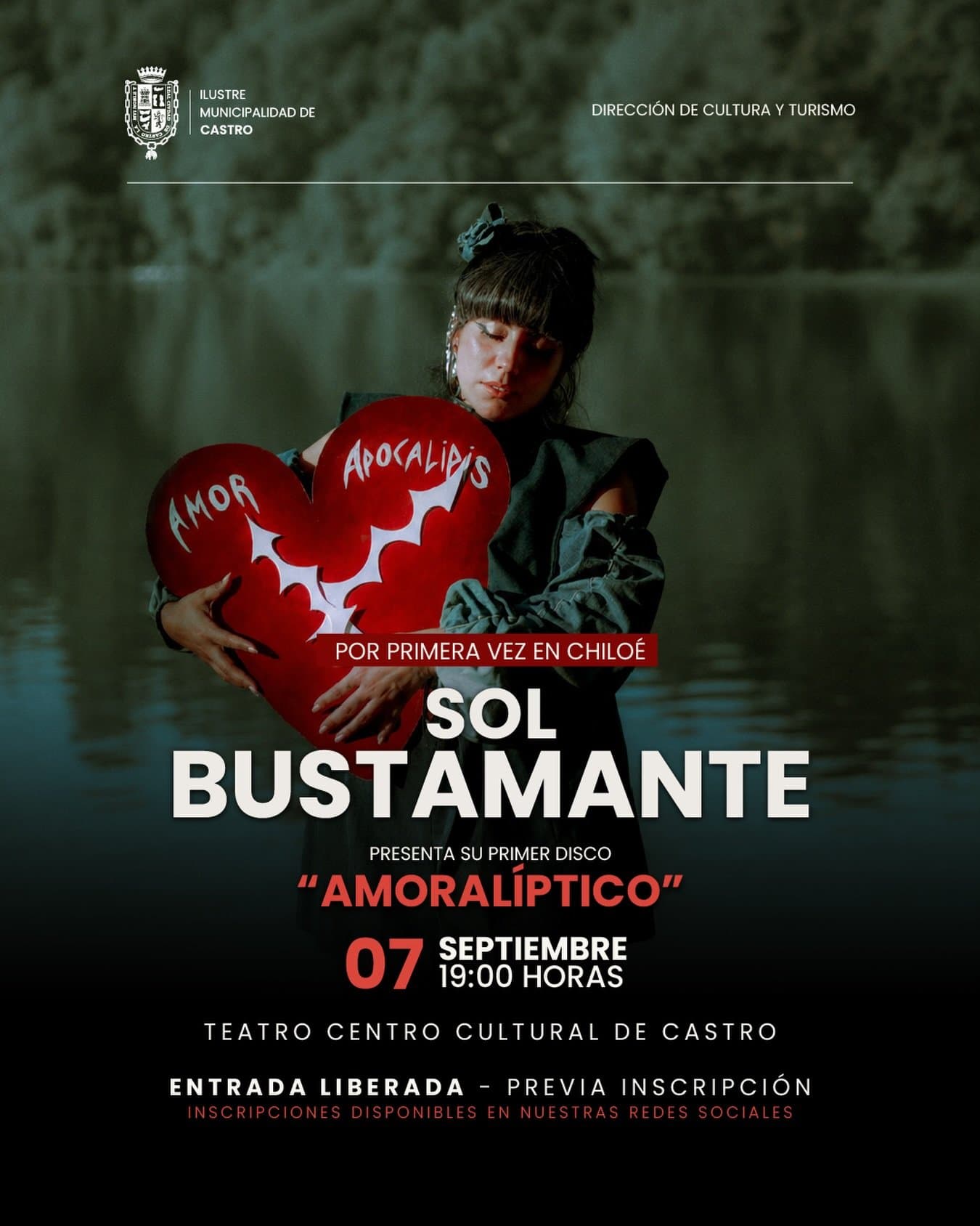 Sol Bustamante presenta "Amoralíptico" en Castro