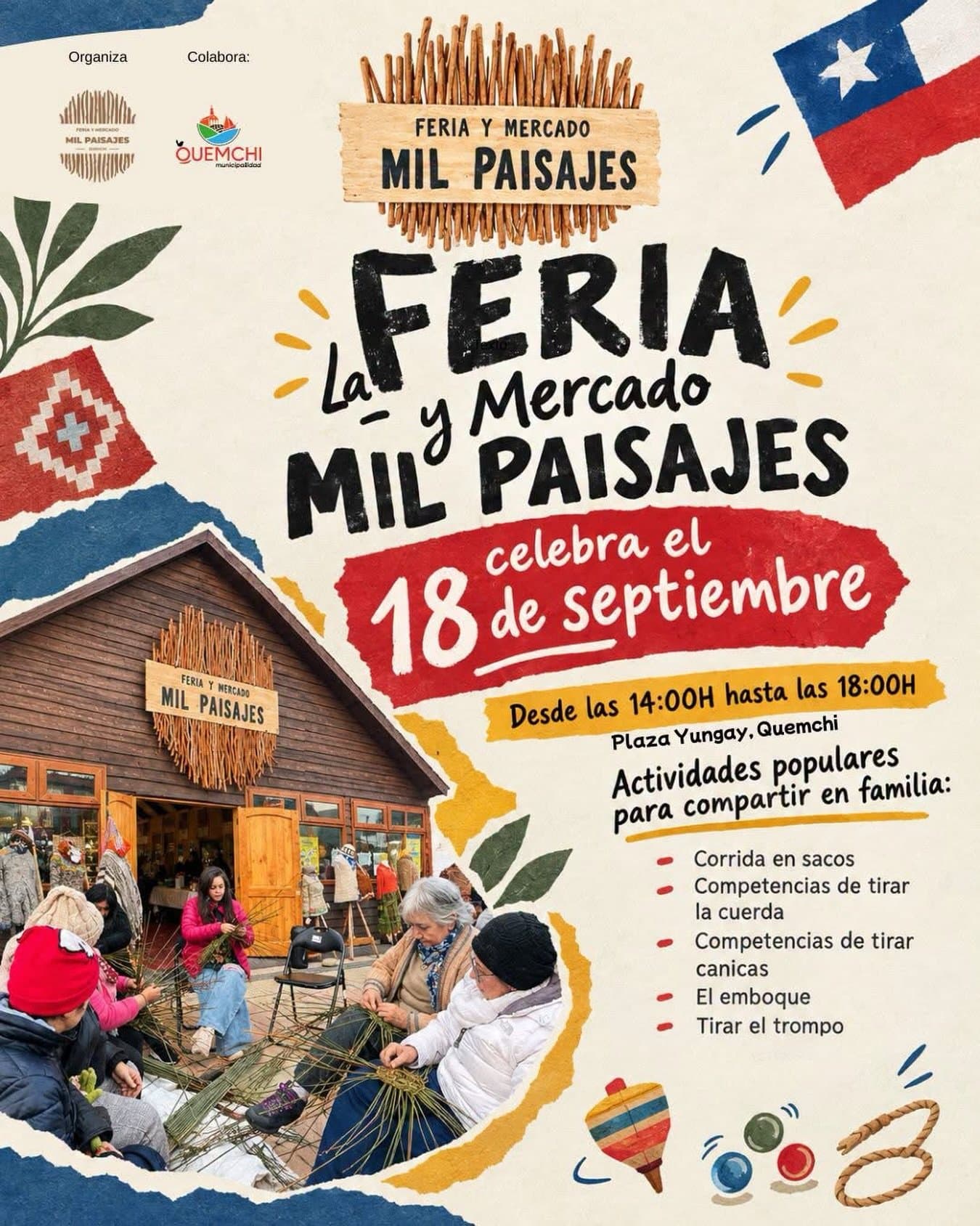 Feria y Mercado de los Mil Paisajes en Quemchi