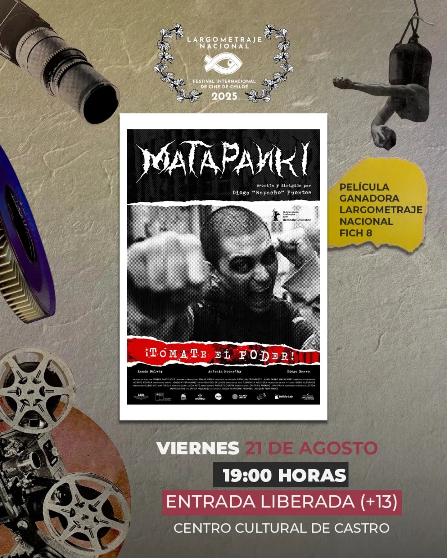 FICH8 – Inauguración del Ciclo de Cine con Matapanki