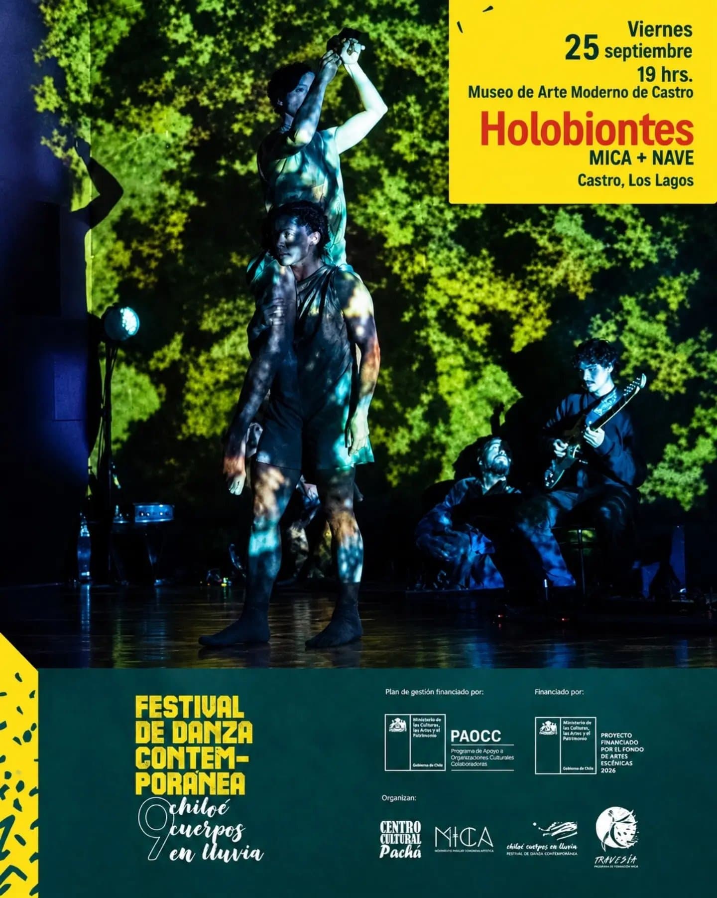 HOLOBIONTES: 9no Festival de Danza Contemporánea Chiloé Cuerpos en Lluvia