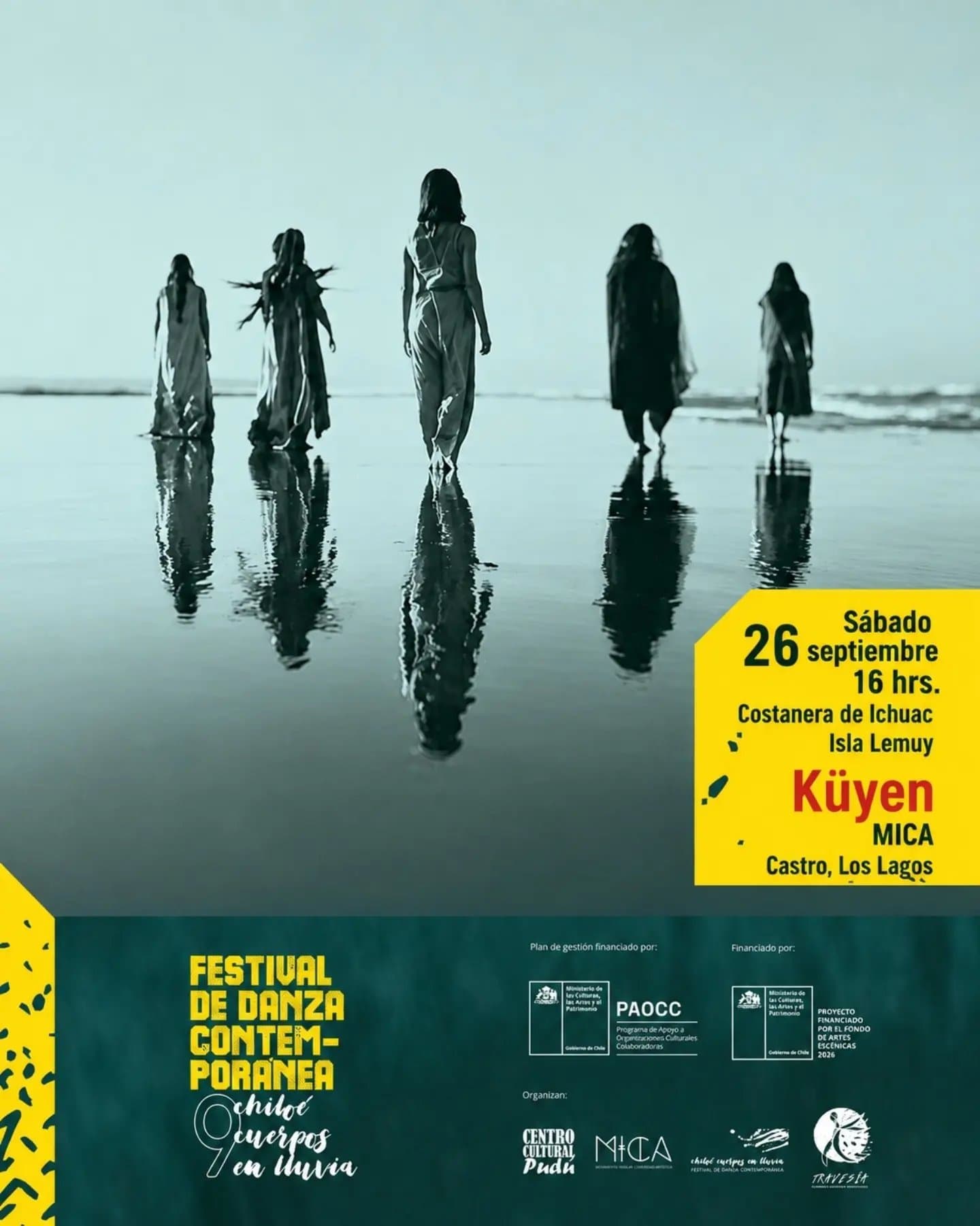 KÜYEN: 9no Festival de Danza Contemporánea Chiloé Cuerpos en Lluvia