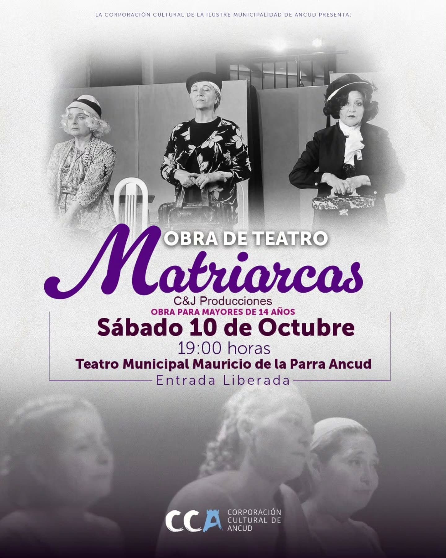 “Matriarcas: Poesía, Papel y Tinta” en el Teatro Municipal de Ancud