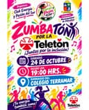Zumbatón por la Teletón en Dalcahue